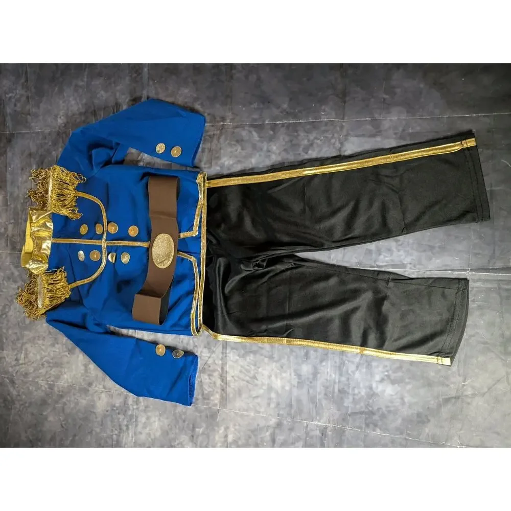 NEW! Blue Boys Prince Charming Outfit Kids Halloween Costume Party Size 3-5